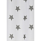 Elbersdrucke Schlaufenschal Stars Allover (140 x 255 cm, Weiß/Anthrazit)