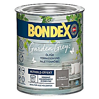 Bondex Holzöl Garden Greys (Dunkel Naturgrau, 750 ml)