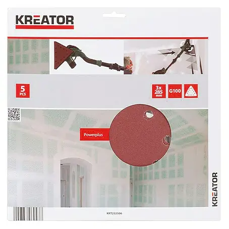 Kreator  Set de hojas de lija triangulares