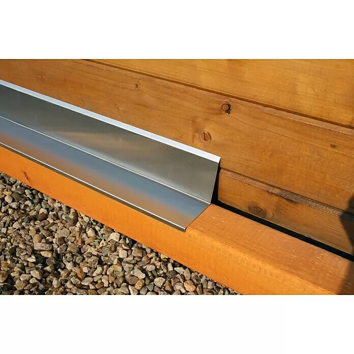 Sarei Anschlussprofil HG14 - Länge: 1.000 mm, Aluminium, Silber - Anwendungsbeispiel