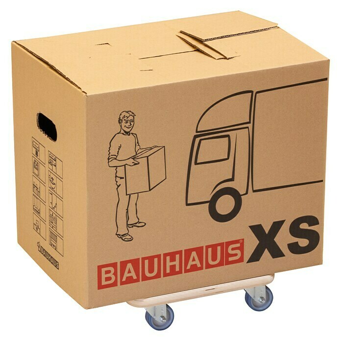 BAUHAUS Transportroller Mini29 x 29 x 8,5 cm, Traglast: 200 kg Use Shot