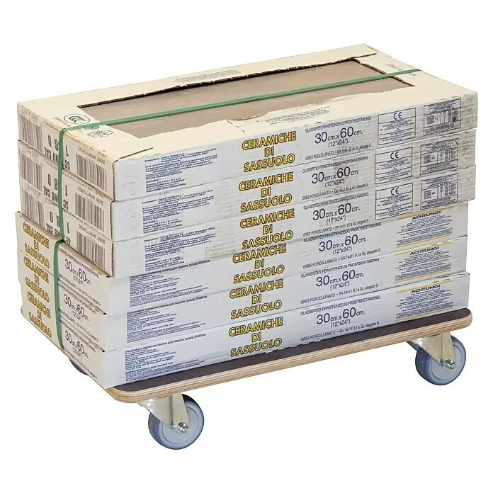 Wagner System Transportroller Cargo Professional - L x B x H: 59 x 39 x 12 cm, Traglast: 500 kg, Kunststoff - Anwendungsbeispiel