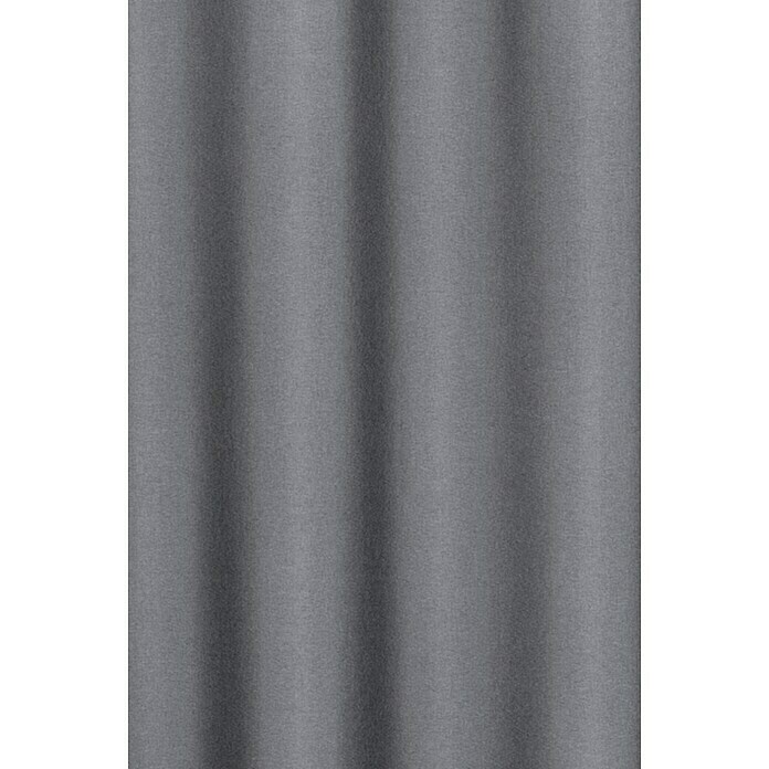 Elbersdrucke Ösenschal Lino (Anthrazit, 140 x 255 cm, 100 % Polyester) |  BAUHAUS | Fertiggardinen