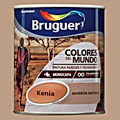 Bruguer Colores del Mundo Pintura para paredes Kenia marrón natural (750 ml, Mate)