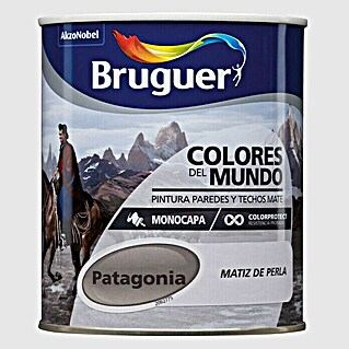 Bruguer Colores del Mundo Pintura para paredes (Patagonia matiz de perla, 750 ml, Mate)