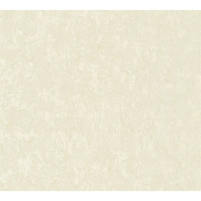 AS Creation Romantico Vliestapete V (Weiß, Uni, 10,05 x 0,53 m)