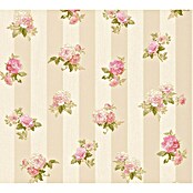 AS Creation Romantico Vliestapete (Pink, Floral, 10,05 x 0,53 m)