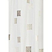 Elbersdrucke Bistrogardine Quadro (140 x 48 cm, Braun/Weiß)
