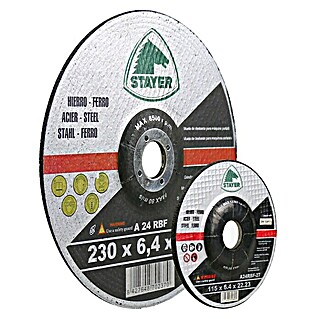 Stayer Disco de desbaste (Diámetro disco: 230 mm, Espesor disco: 6,4 mm, Apto para: Metal)