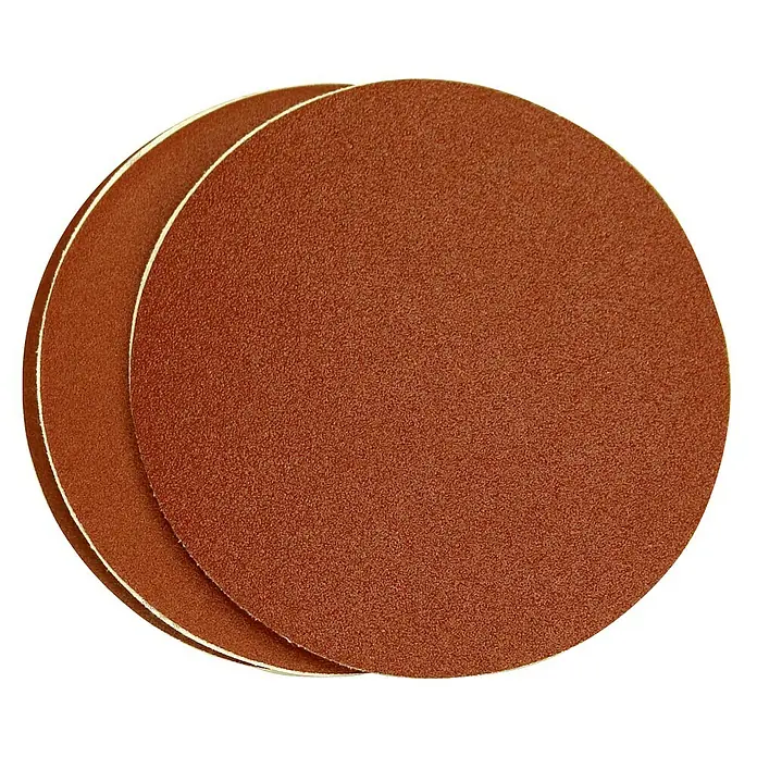 Stayer Set de hojas de lija HP750E - Grano: 24 mm - 240 mm - Primer plano de discos abrasivos de lijado con grano grueso. Perfecto para carpintería y metalistería para suavizar o limpiar.