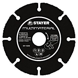 Stayer Disco de corte Widia Multimaterial (115 mm)