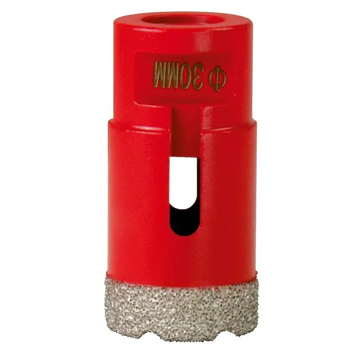 Stayer Sierra de corona diamantada - Diámetro: 35 mm, 1 ud. - Broca de corona de diamante roja de 30 mm, ideal para taladrar agujeros precisos en cerámica, azulejos y vidrio. Perfecta para bricolaje y profesionales.