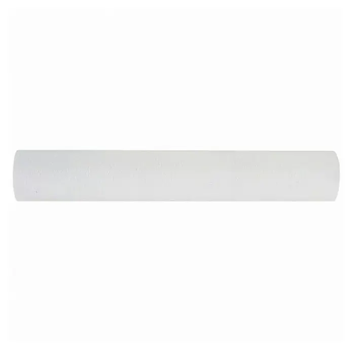 Barra para cortinas Ferro System - Ø x L: 25 mm x 200 cm, Metal, Blanco - Primer plano de una sola tiza blanca, ideal para pizarras o proyectos de arte, mostrando la textura.\n