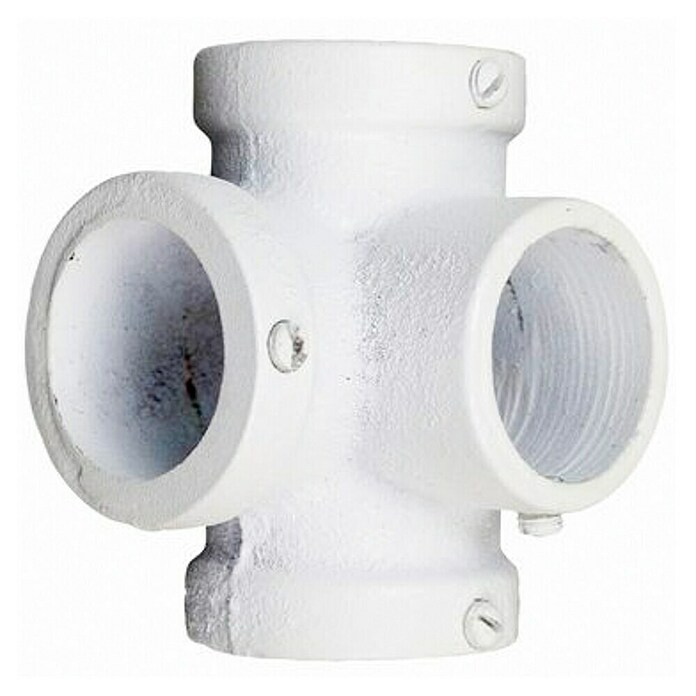 Elemento de unión de barra angular Ferro System  (L x An x Al: 6,2 x 4,9 x 4,9 cm, Blanco)