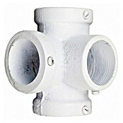 Elemento de unión de barra angular Ferro System  (L x An x Al: 6,2 x 4,9 x 4,9 cm, Blanco)