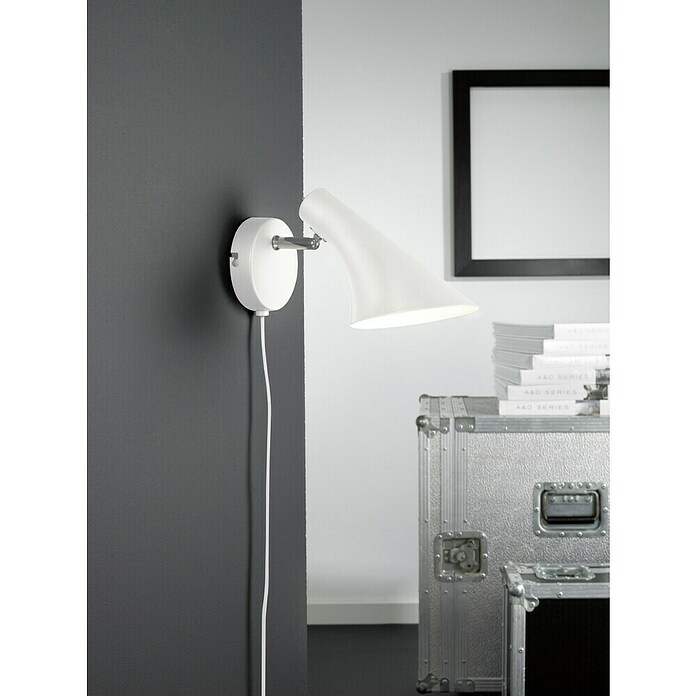 Nordlux Vanila Aplique de pared (40 W, Blanco, L x An x Al: 14,5 x 14,5 x 17 cm)