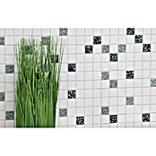 Mozaïektegel vierkant Classic TD 180N (30,5 x 30,5 cm, Wit/Zwart, Glanzend) | BAUHAUS