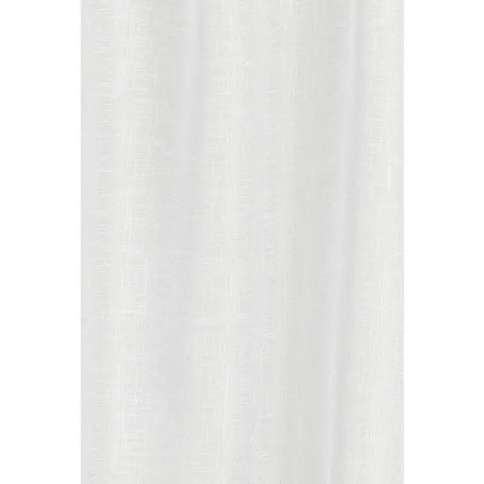 Elbersdrucke Bistrogardine Effecto - Weiß, 140 x 48 cm, 100 % Polyester - Elegante weiße Gardine mit dezenter Textur, die sanftes Licht durchlässt und eine luftige Atmosphäre schafft. Ideal für Wohn- und Schlafbereiche.