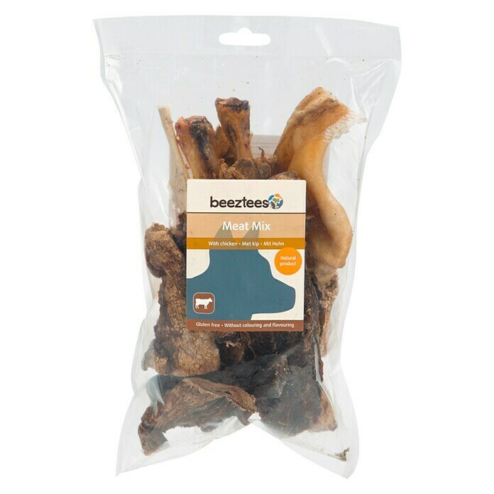 Beeztees Hundesnack Meat Mix250 g Front View