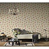 AS Creation Romantico Vliestapete (Pink, Floral, 10,05 x 0,53 m)