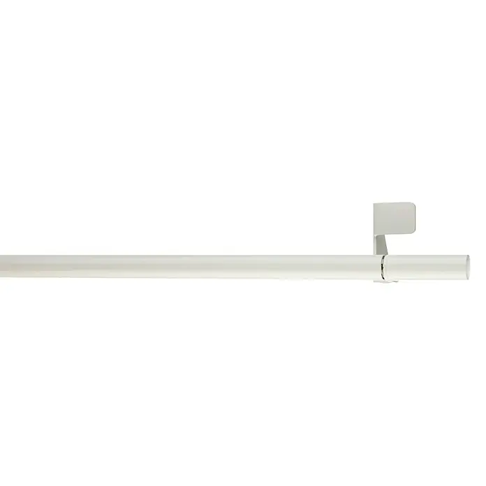 Expo Ambiente Klemmstange - Auszugslänge: 30 cm - 50 cm, Weiß, Ausziehbar, Metall - Weiße Duschstange mit Wandhalterung, einfache und stilvolle Lösung für Ihr Badezimmer, die Funktionalität und Ästhetik vereint.