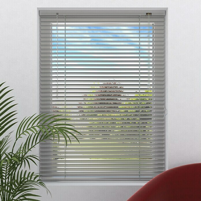 Expo Ambiente Žaluzije  (Š x V: 90 x 250 cm, Srebrne barve, Aluminij) | 6441 - Alu Jalousien | HDDA - Fenster-Sonnenschutz | HDD - Sonnenschutz | HD - Ambiente | H - Innendeko/Farben | BAUHAUS