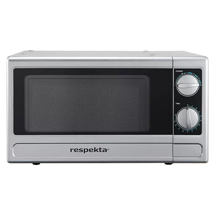 Respekta Singleküche Malia - Breite: 150 cm, Weiß/Grau, Mit Duo-Kochmulde und Mikrowelle - Detailaufnahme