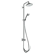 Hansgrohe Überkopfbrausen-Set Croma Showerpipe 220 (Lochabstand: 103,5 cm, Anzahl Funktionen: 4, Chrom)