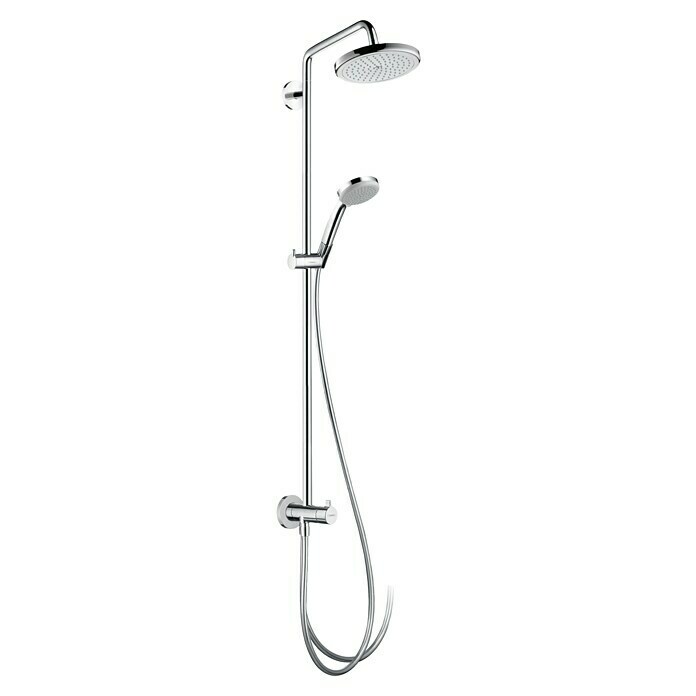 Hansgrohe Duschsystem Croma Showerpipe 220Lochabstand: 103,5 cm, Anzahl Strahlarten: 4 Stk., Chrom Front View