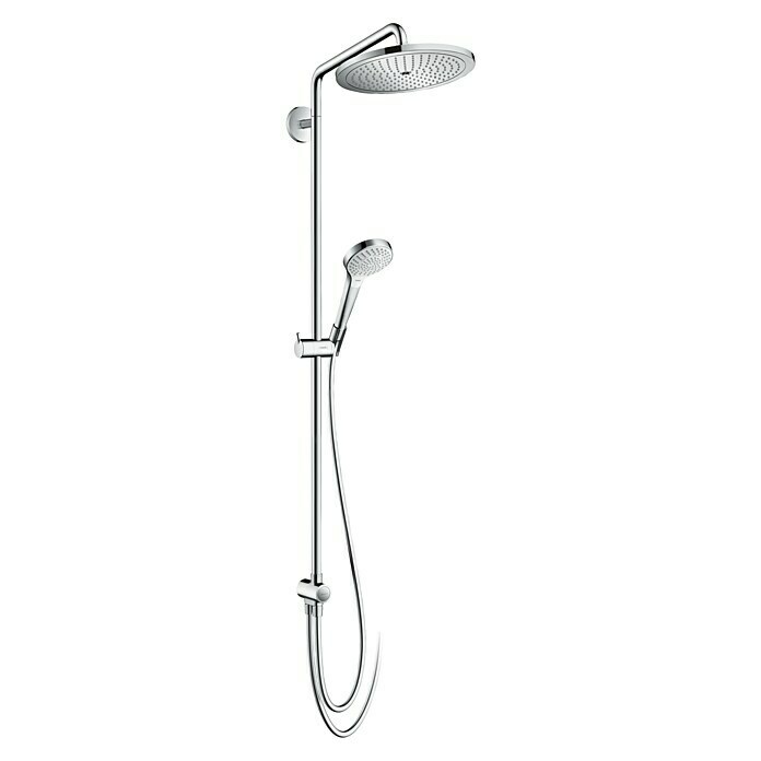 Hansgrohe Duschsystem Croma Select S Showerpipe 280Lochabstand: 104,8 cm, Anzahl Strahlarten: 3 Stk., Chrom Front View