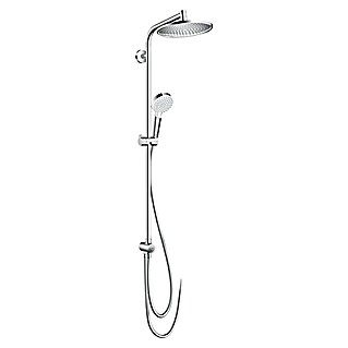 Hansgrohe Duschsystem Crometta S Showerpipe 240 (Lochabstand: 104,2 cm, Anzahl Strahlarten: 2 Stk., Chrom)