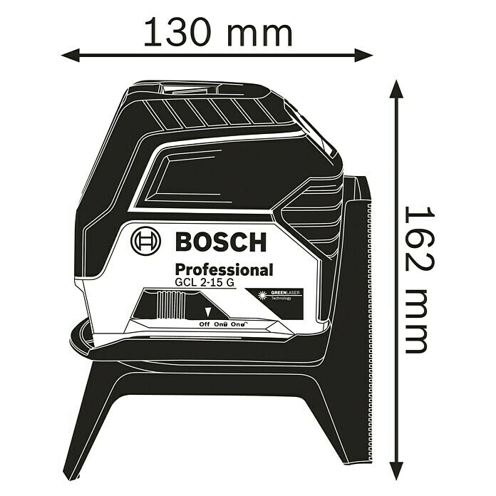 Bosch Professional Kombilaser (Arbeitsbereich: Ca. 15 m)