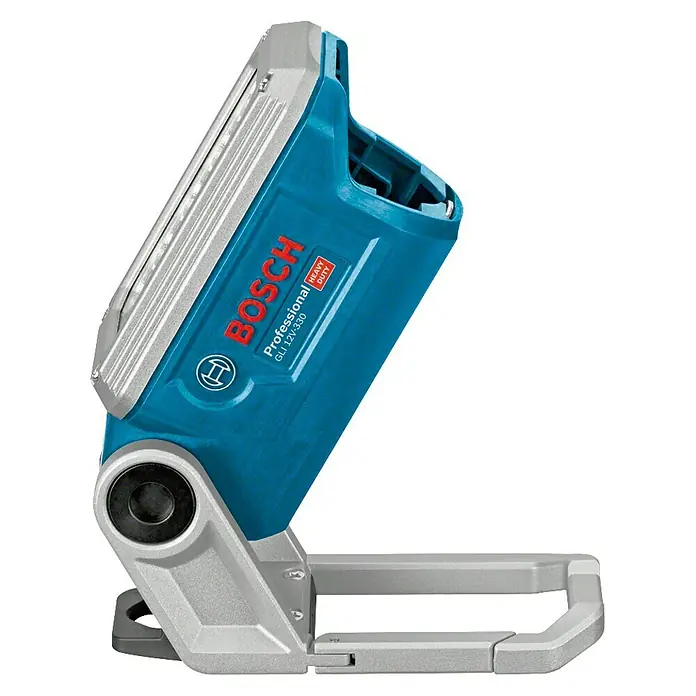 Bosch Professional Lámpara de batería GLI 12V-330 - 12 V, Sin batería, Flujo luminoso: 330 lm - Foco de construcción inalámbrico Bosch Professional GLI 12V-330 para iluminación flexible y brillante en la obra.