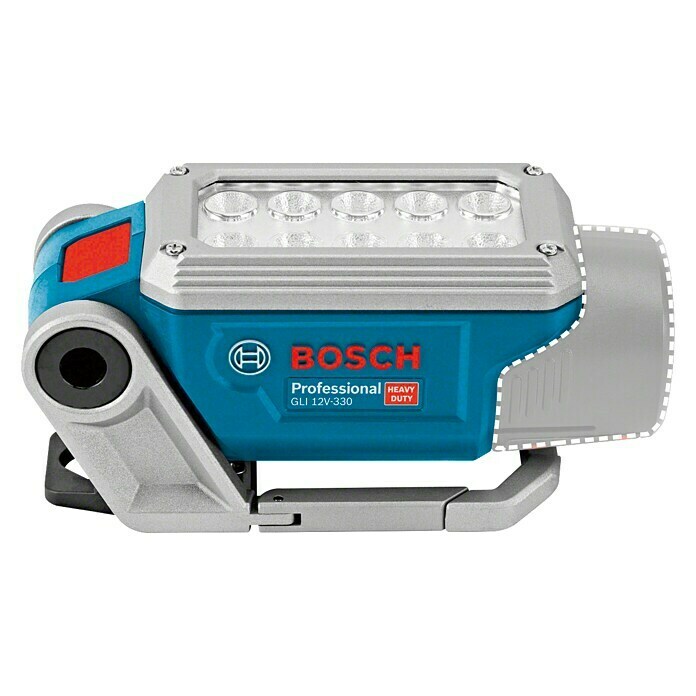 Bosch Professional Lámpara de batería GLI 12V-330 (12 V, Sin batería, Flujo luminoso: 330)