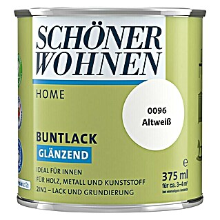 SCHÖNER WOHNEN-Farbe Home Buntlack (Altweiß, 375 ml, Glänzend)
