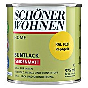 Schöner Wohnen DurAcryl Buntlack RAL 1021 (Rapsgelb, 375 ml, Seidenmatt)