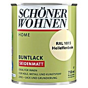 Schöner Wohnen DurAcryl Buntlack RAL 1015 (Hellelfenbein, 750 ml, Seidenmatt)