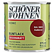 Schöner Wohnen DurAcryl Buntlack RAL 3003 (Rubinrot, 375 ml, Seidenmatt)