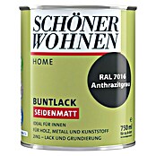Schöner Wohnen DurAcryl Buntlack (Anthrazitgrau, 750 ml, Seidenmatt)