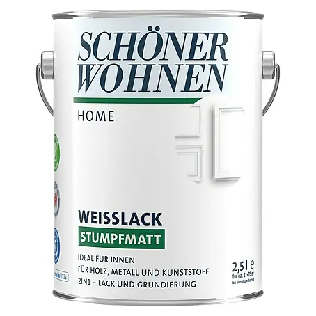 SCHÖNER WOHNEN-Farbe Home Weißlack