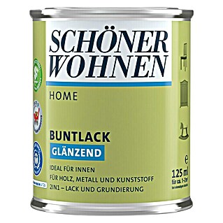 SCHÖNER WOHNEN-Farbe Home Buntlack (Telegrau, 125 ml, Glänzend)