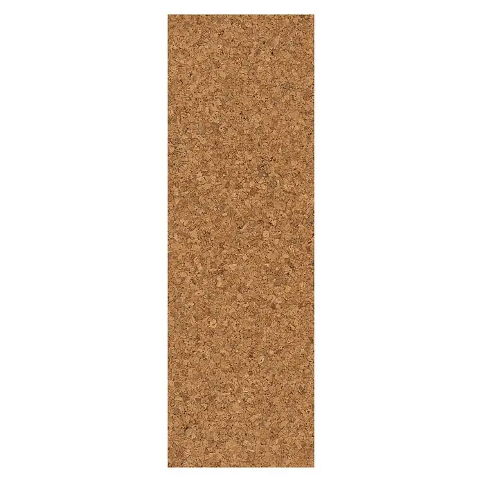 Corklife Studiostyle Korkboden - Porto, 905 x 295 x 10,5 mm - Ein rechteckiger Korkstreifen, ideal für Pinnwände oder als kreatives Bastelmaterial, präsentiert seine natürliche, warme Textur.