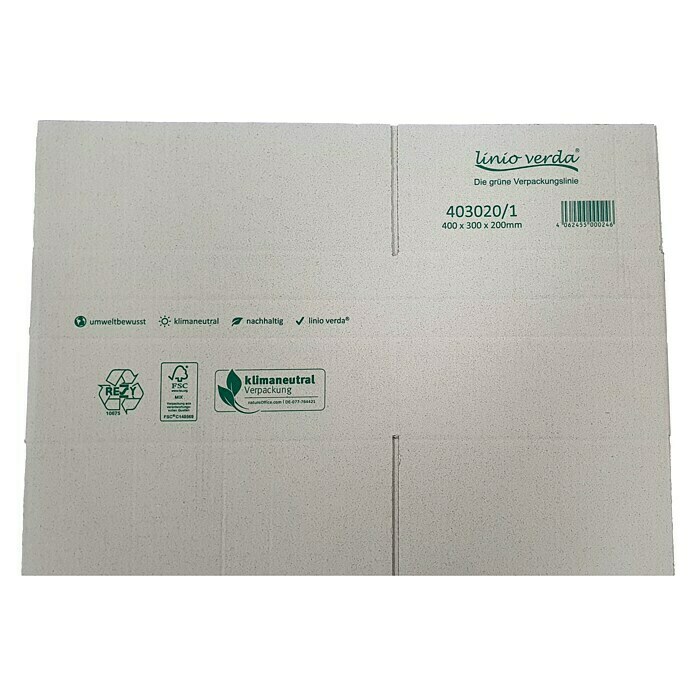 PackMann linio verda® Einkaufsbox S (L x B x H: 380 x 260 x 230 mm)