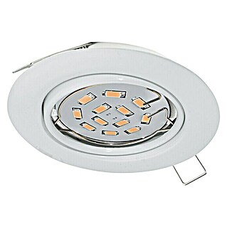 Eglo LED ugradbena svjetiljka, okrugla Peneto (5 W, Ø x V: 8,7 x 11,5 cm, Bijele boje, Topla bijela, Ukupan broj komada: 1 Kom.)