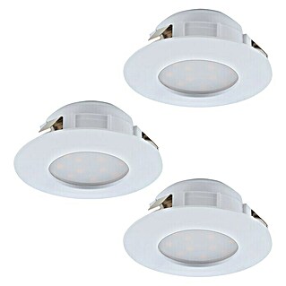 Eglo Set ugradbenih LED svjetiljki Pineda (18 W, Bijele boje, 3 Kom., Topla bijela, 7,8 x 3,5 cm)