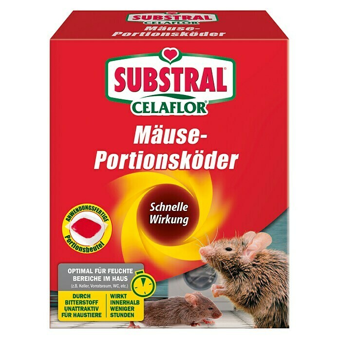 Substral Celaflor Mäuse-Portionsköder Alpha P