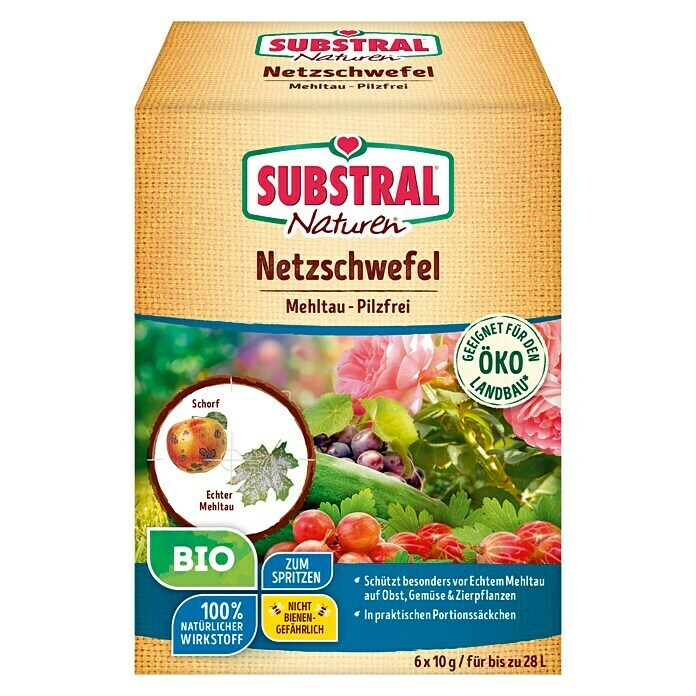 Substral Naturen Netz-Schwefelit Bio Mehltau - Pilzfrei