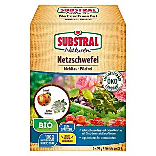 Substral Naturen Netz-Schwefelit Bio Mehltau - Pilzfrei (6 Stk., 10 g)