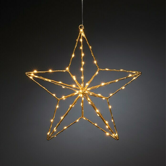 Konstsmide LED-Weihnachtsstern (2,7 W, Gold)