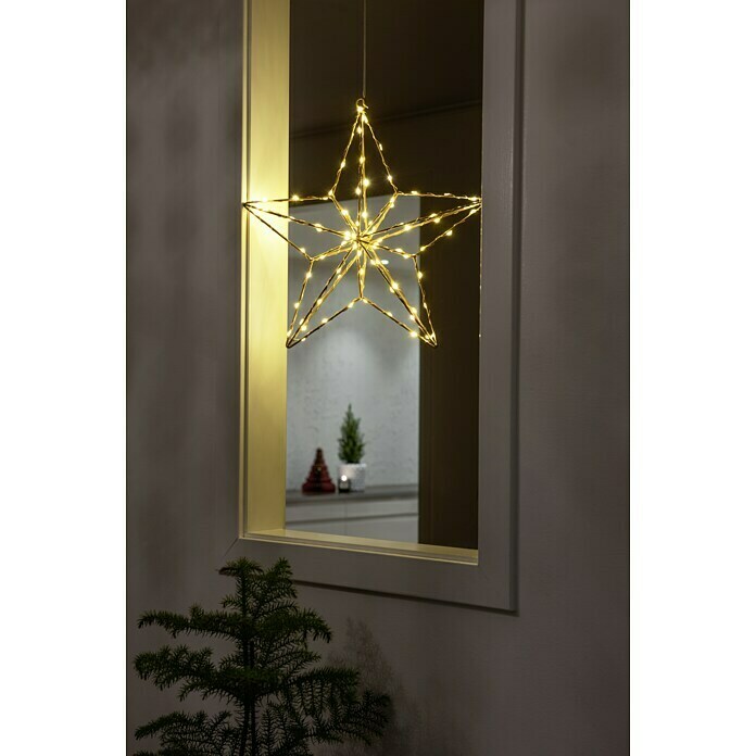 Konstsmide LED-Weihnachtsstern (2,7 W, Gold)